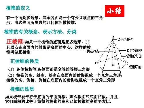 高二数学高二棱锥的概念和性质.ppt