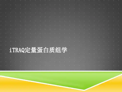 iTRAQ定量蛋白质组学资料