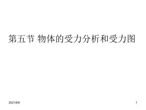 物体的受力分析和受力图
