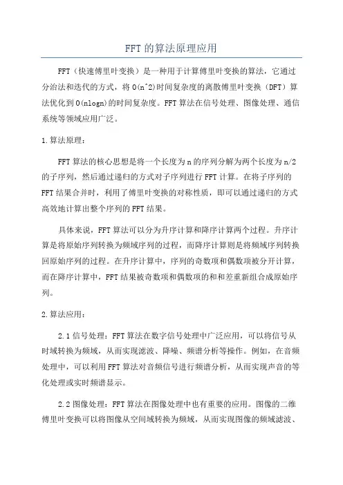 FFT的算法原理应用