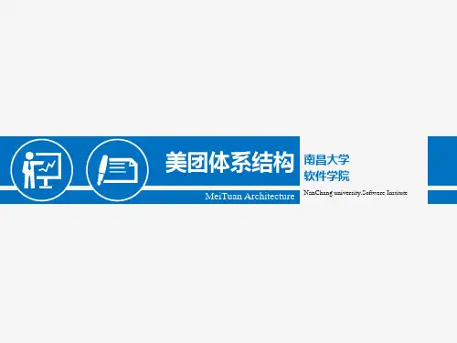 美团软件体系结构分析讲解