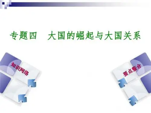 中考历史复习专题突破篇专题四大国的崛起与大国关系课件