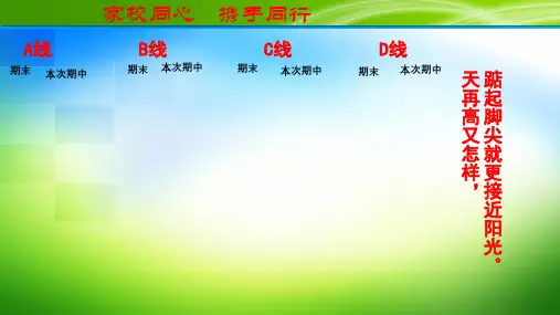 家校同心携手同行家长会课件