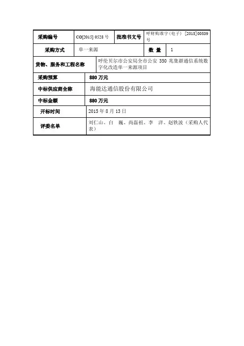 采购编号
