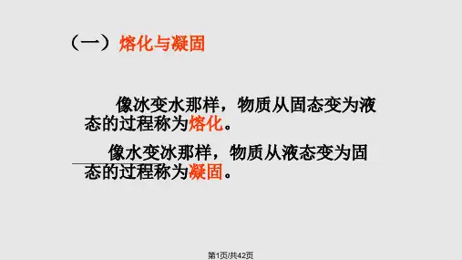 科学探究熔点与沸点PPT课件