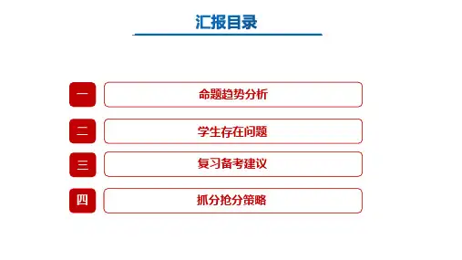 2020年高考数学命题趋势预测及核心素养数学文化复习备考讲座