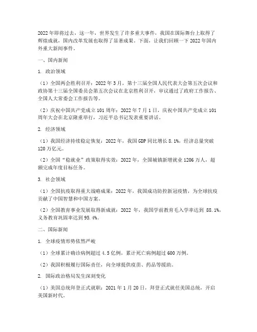 年终新闻盘点