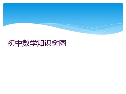 初中数学知识树图