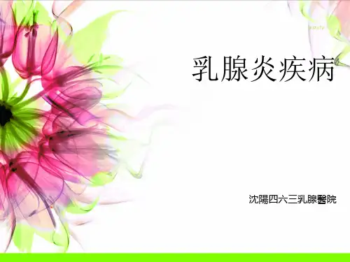 乳腺炎疾病PPT模板