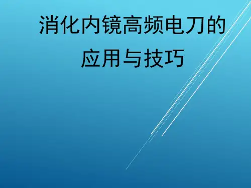 消化内镜高频电刀的使用[1]