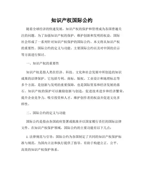 知识产权国际公约