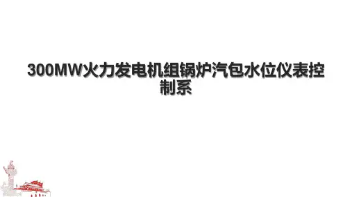300MW火力发电机组锅炉汽包水位仪表控制系.pptx