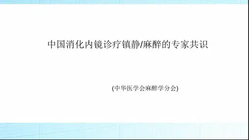 内镜麻醉指南