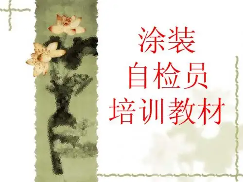 涂装常见不良分析PPT