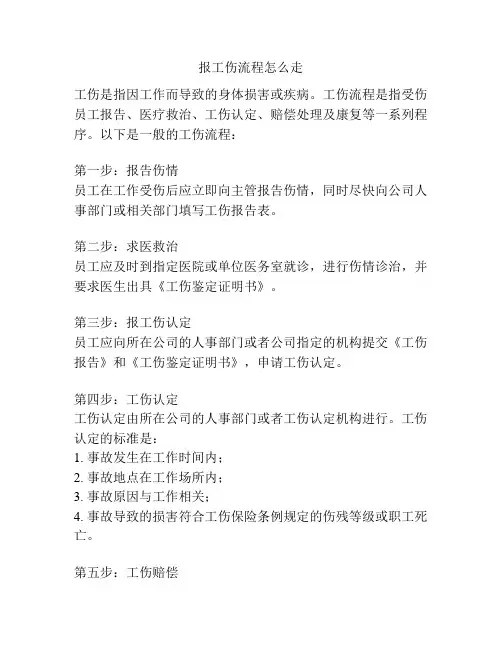 报工伤流程怎么走