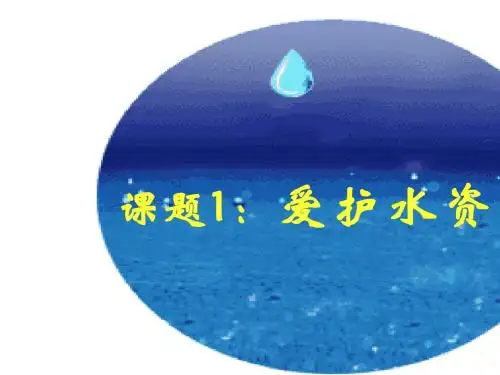 爱护水资源PPT课件64 人教版