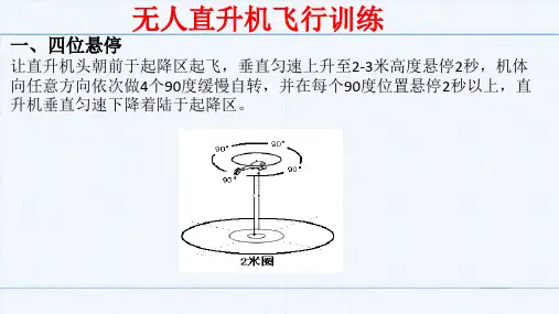 任务6.3 无人直升机飞行训练