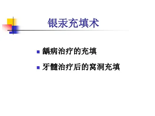 银汞充填