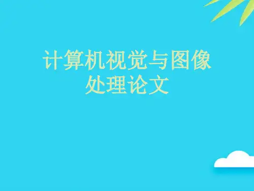 计算机视觉与图像处理论文