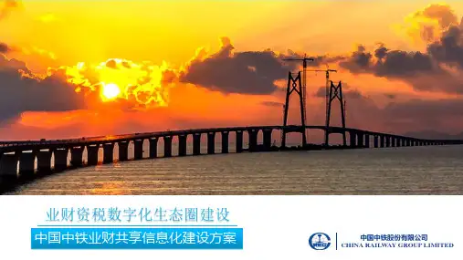 简约业财资税数字化生态圈建设ppt模板