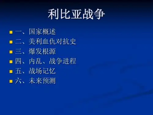 有关利比亚战争