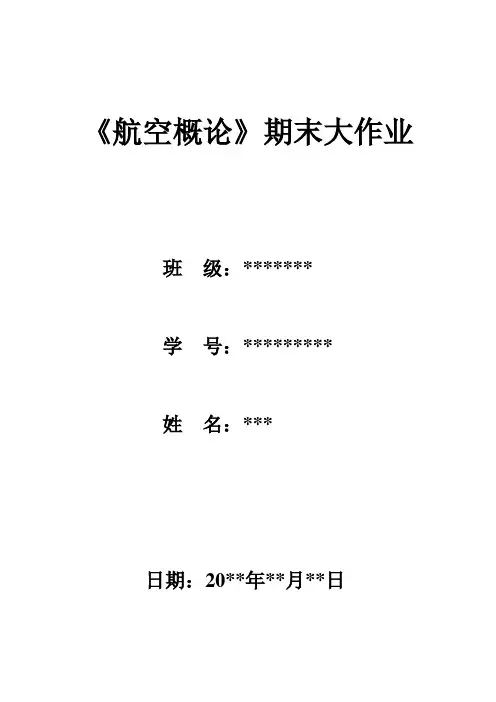 航概大作业