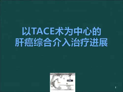 肝癌综合介入治疗进展ppt课件