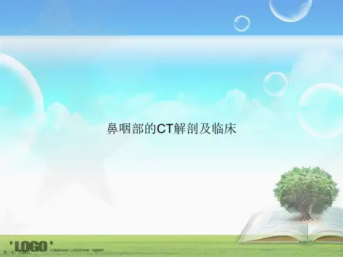 鼻咽部的CT解剖及临床讲课文档