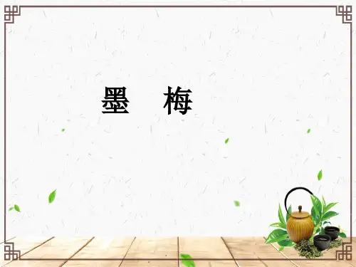 统编版语文四年级下册22古诗三首墨梅课件(共18张PPT)