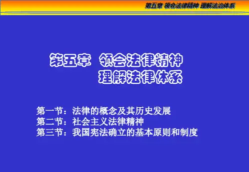 XXXX思想道德修养与法律基础第5章