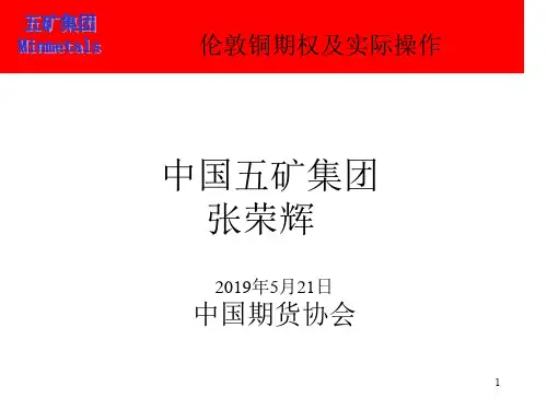 伦敦铜期权及实际操作-精选