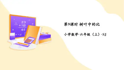 第三单元 第9课时 《树叶中的比》 (教学课件)