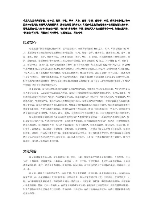 哈尼族文化