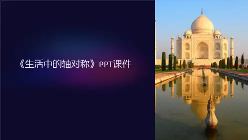 《生活中的轴对称》课件