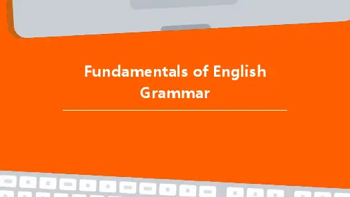 英语语法基础用ppt
