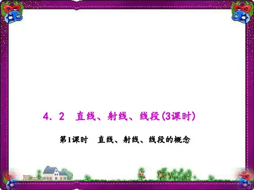 直线、射线、线段的概念   教学课件 衡中内部资料