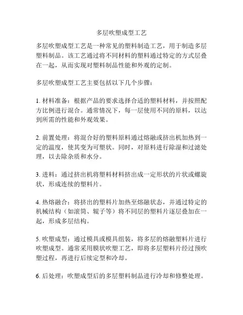 多层吹塑成型工艺