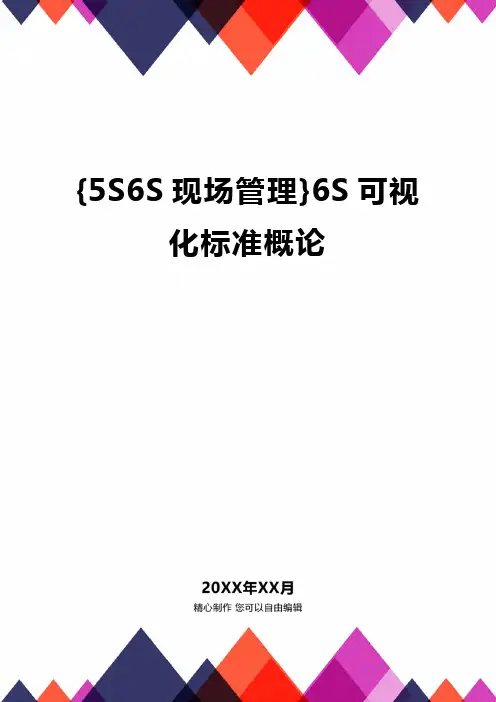 {5S6S现场管理}6S可视化标准概论
