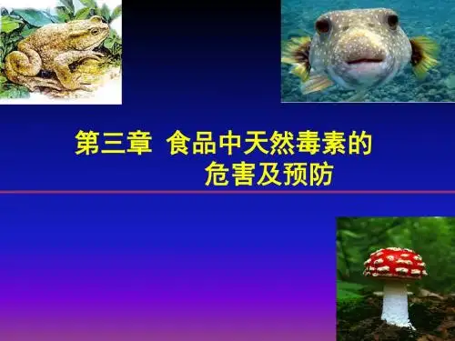 第3章 食品中的天然毒素PPT课件