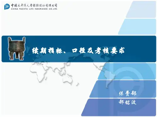 续期考核指标(郝铭波)