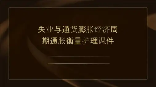 失业与通货膨胀经济周期通胀衡量护理课件
