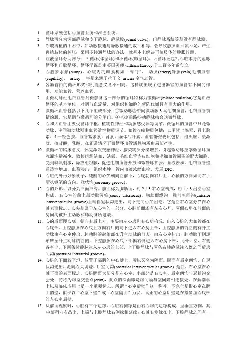 心脏的应用解剖
