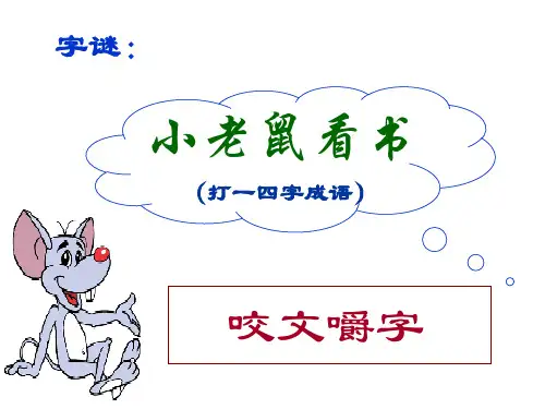 《咬文嚼字》 课件  (46张)