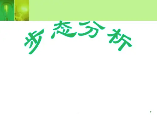 步态分析ppt演示课件