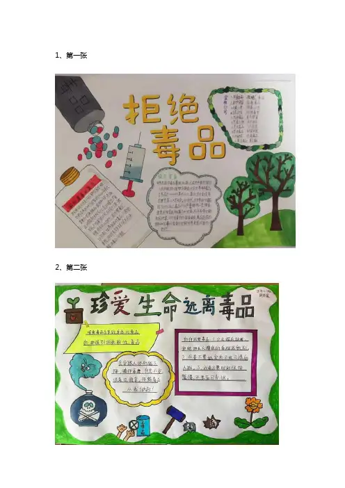 健康人生,绿色无毒绘画
