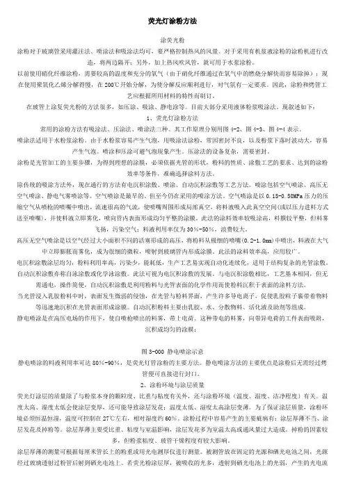 荧光灯涂粉方法
