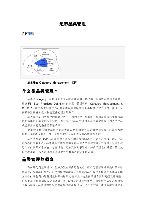 超市品类管理