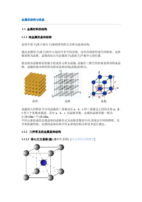 金属材料晶体学
