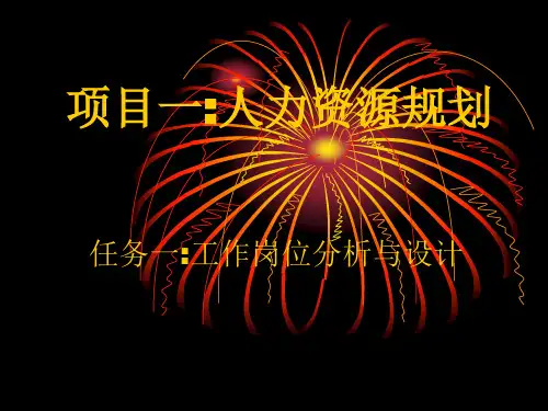 人力资源规划四大任务概述