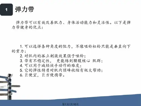 弹力带使用方法-2022年学习资料